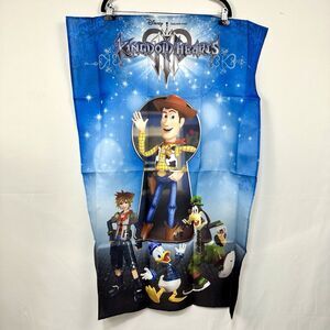 Disney Kingdom Hearts 3 Flag Woody Toy Story Goofy Donald New
